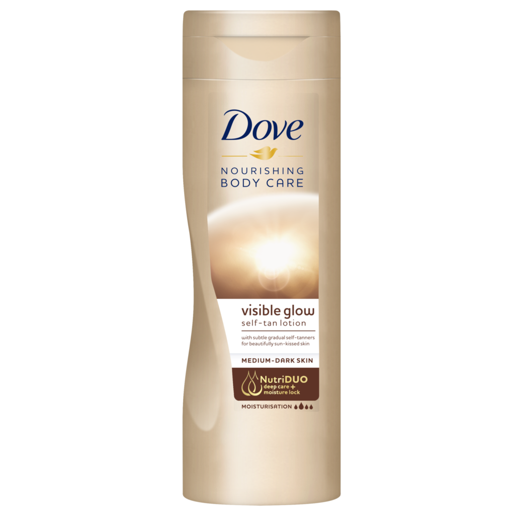 Dove Body Love Care Visible Glow Self Tan Lotion Medium Dark Skin