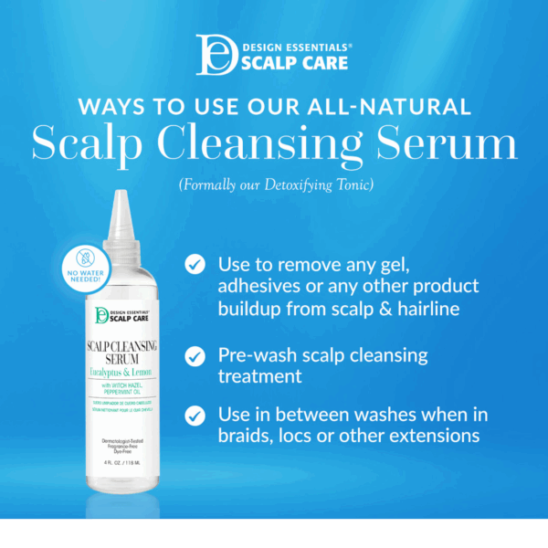 Design Essentials | Scalp And Skin Care Detoxifying Tonic 118ml