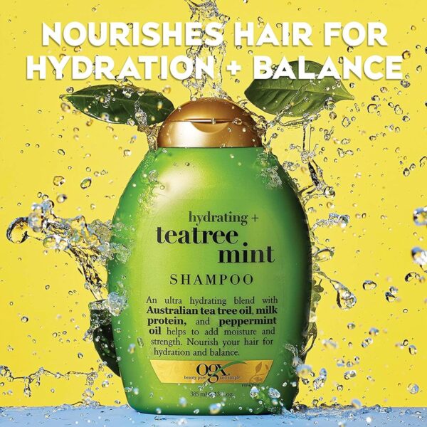 OGX | Hydrating+ Tea Tree Mint Shampoo 385ml