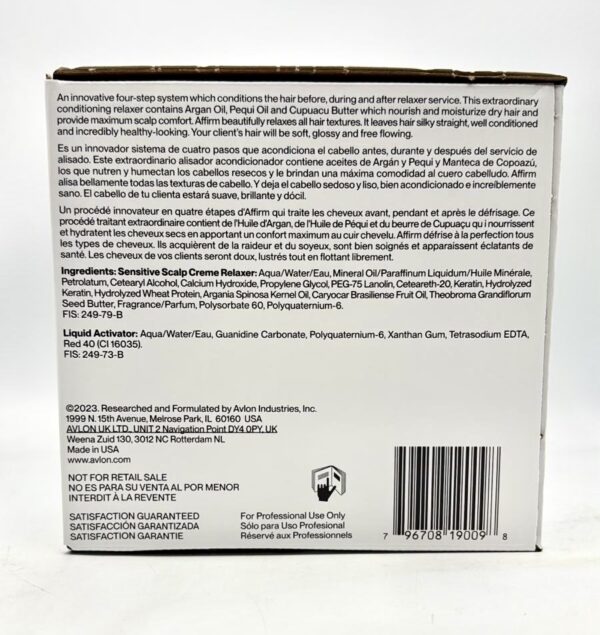 Affirm | Argan Sensitive Scalp Relaxer Kit (9 applications)