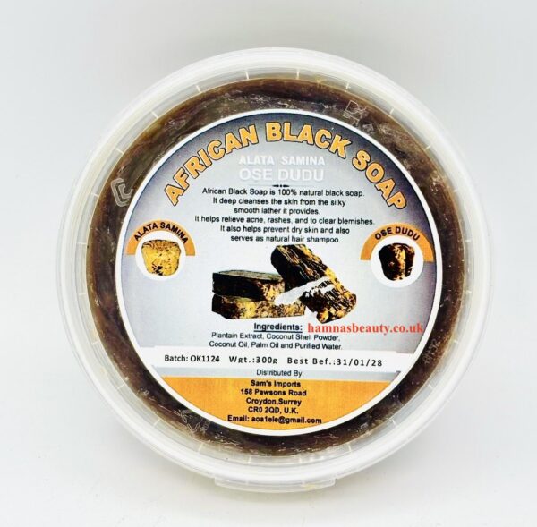 Alata Samina Ose Dudu | African Black Soap Jar 300g