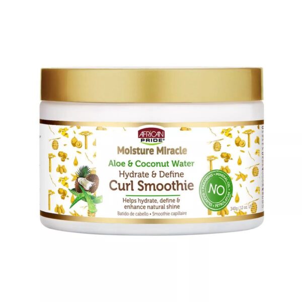 African Pride | Moisture Miracle Aloe & Coconut Water Curl Smoothie 340g