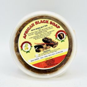 African Black Soap With Shea Butter Jar 300g