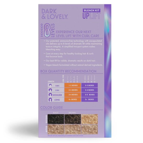 Dark and Lovely | Uplift 8 Levels Hair Bleach Kit