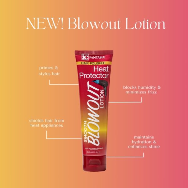 Fantasia | Heat Protector Smooth Blowout Lotion 148ml