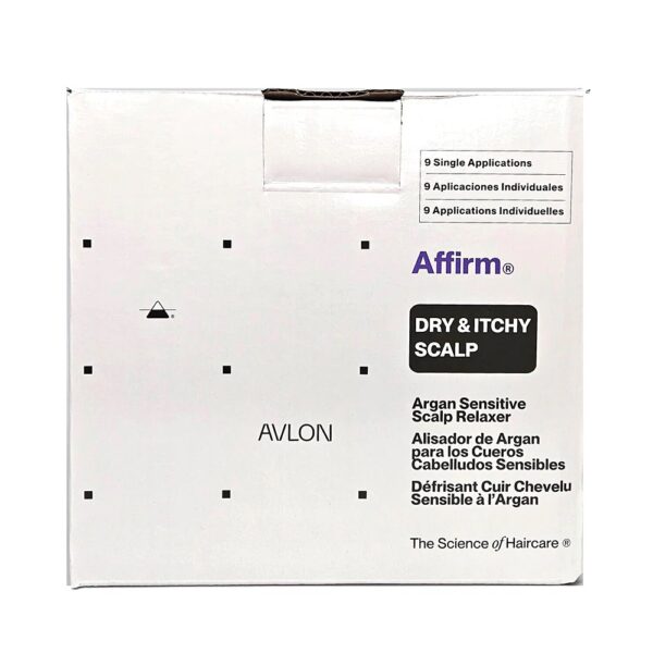 Affirm | Dry & Itchy Scalp Argan Sensitive Scalp Relaxer (9 applications)