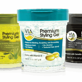 VIA Natural | Premium Styling Gel Perfect For Molding, Sculpting and Scrunching